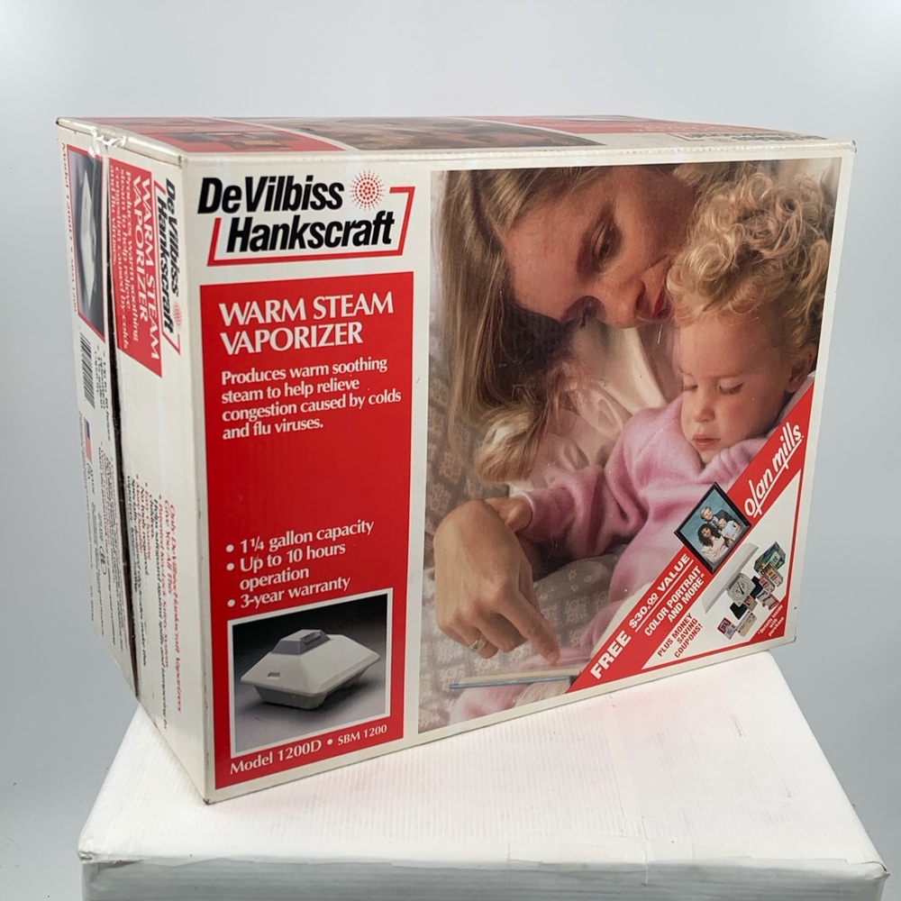 🌹New Listing🌹NWT NIB Warm Steam Vaporizer - DeVilbiss Hankscraft - 1 1/4 gallon
